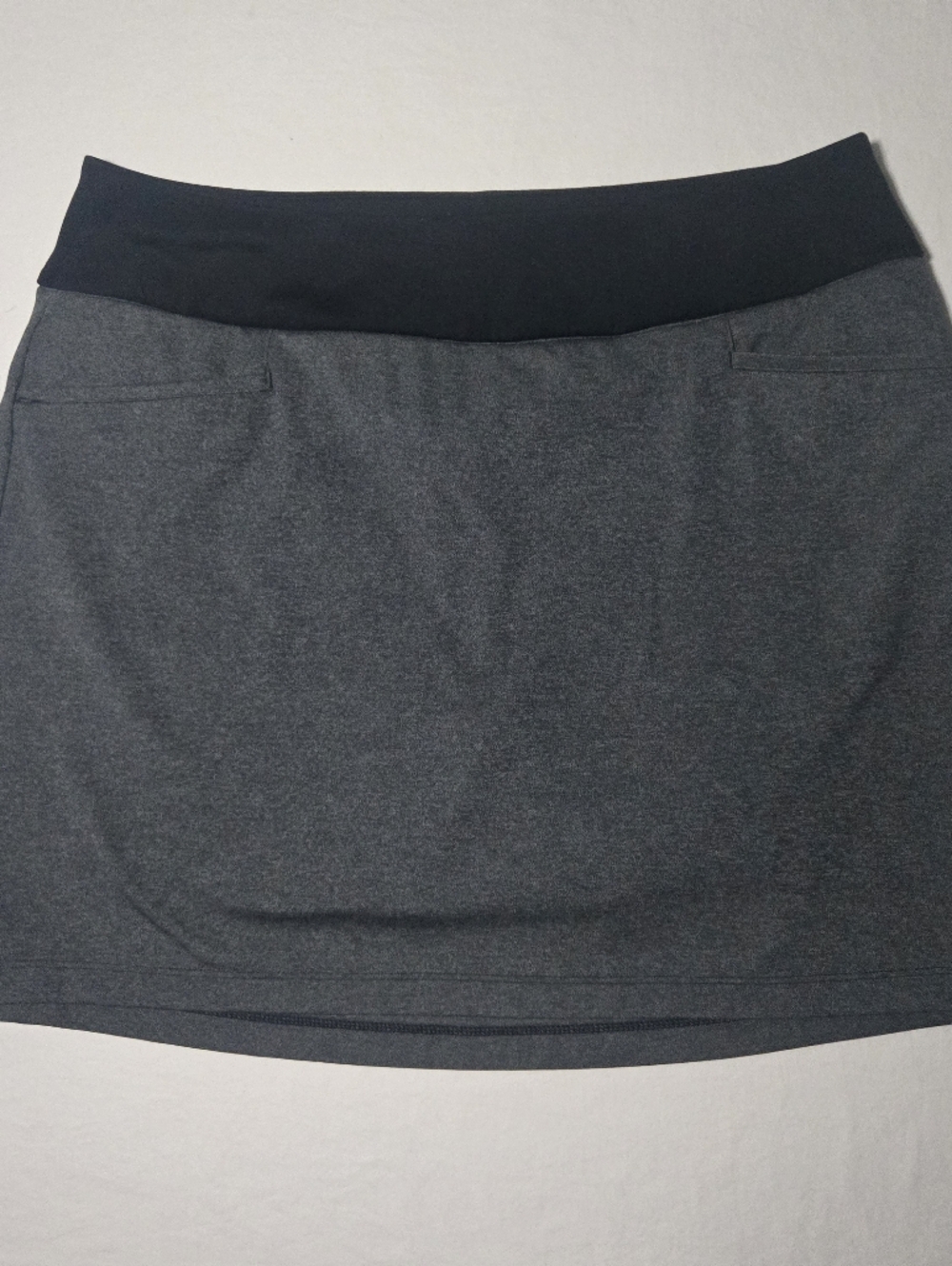 Adidas Golf Women's Ultimate Knit Heathered Gray Skort, Medium